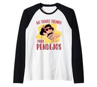 No tengo tiempo para Pendejos drôle féministe Mafalda Manche Raglan