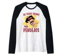 No tengo tiempo para Pendejos Mafalda drôle féministe Manche Raglan