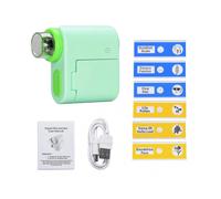 (No TF Card,Green)1000X Handheld Microscope for Kids HD Screen Lens Electronic Sample Slides Picture Toy for Outdoor Indoor