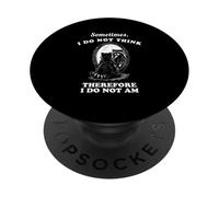 No Thought Head Empty Humour Vintage Silly Raton Laveur Drôle Meme PopSockets PopGrip Adhésif