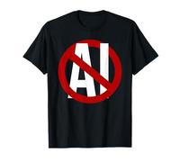No To AI Generated Images Panneau d'arrêt T-Shirt
