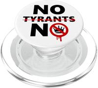 No Tyrants No Kings Resist Stop Fascism Protest Anti-Fascism PopSockets PopGrip pour MagSafe