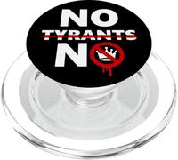 No Tyrants No Kings USA Resist Fascism Protest Anti-Fascism PopSockets PopGrip pour MagSafe