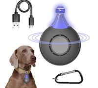 NO ultrasons Anti puces et tiques électronique Répulsif à pour Les tiques Répulsif Anti-puces USB Charger pour Chiens ultrasons répulsif puces Portable sans Danger pour Animaux Le Noir