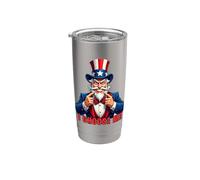 No Uncle Sam « I Choose Me » Authenticité et résilience Gobelet isotherme en acier inoxydable double paroi