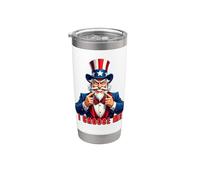 No Uncle Sam « I Choose Me » Authenticité et résilience Gobelet isotherme en acier inoxydable double paroi