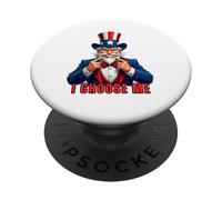 No Uncle Sam « I Choose Me » Authenticité et résilience PopSockets PopGrip Adhésif