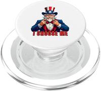 No Uncle Sam « I Choose Me » Authenticité et résilience PopSockets PopGrip pour MagSafe