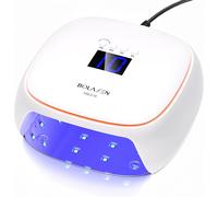 No Uv Lampe Ongles Gel, 60w Lampe Led Ongle Avec Ceramic Tech, Professionelle No Uv Lampe Ongle No Lésions Cutanées, Séchoirs À Ongles Avec Base En Métal & Respiration Légère, Halo 10