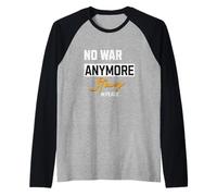 No War Anymore Stay in Peace Demo Proverbes Démonstration Manche Raglan