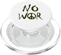 « NO War » - avec A comme Symbole de Paix Signe de Paix PopSockets PopGrip pour MagSafe