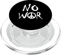 « NO War » - avec A comme Symbole de Paix Signe de Paix PopSockets PopGrip pour MagSafe