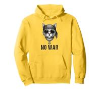 No War Chat Peace Signe Bandana US Drapeau Anti Guerre Cat Sweat à Capuche