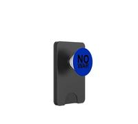 NO War - Grande Police en Noir avec Bordure Grise PopSockets PopWallet pour MagSafe