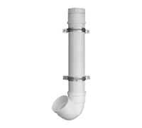 No Waste Chicken Feeder - Pipe-Type Leak-Proof Food Dispenser Storage | Poultry Feeding Equipment for Livestock Rooster Coop Backyard Turkey