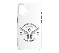 No Weapon Formed Against Me - Isaiah 54:17 Protection Verse Coque pour iPhone 16