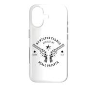 No Weapon Formed Against Me - Isaiah 54:17 Protection Verse Coque pour iPhone 17