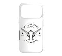 No Weapon Formed Against Me - Isaiah 54:17 Protection Verse Coque pour iPhone 17 Pro