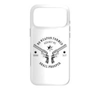 No Weapon Formed Against Me - Isaiah 54:17 Protection Verse Coque pour iPhone 17 Pro Max