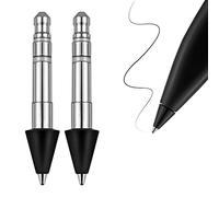 No Wear Out Lot de 2 stylos Fins de Rechange en Acier Inoxydable compatibles avec Microsoft Surface Slim Pen 2