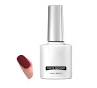 No Wipe Top Coat et Rubber Base 10ML Clair Vernis Semi Permanent Gel Polish Renforcement et Réparation de Manucure Nail Art,Vernis à ongles pelable à base d'eau, à séchage rapide (B)