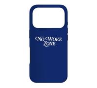 No Woke Zone Activiste Vote électeurs Élection Non réveillée Coque pour iPhone 17 Pro
