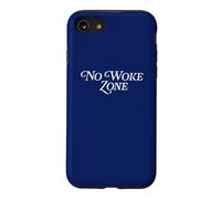 No Woke Zone Activiste Vote électeurs Élection Non réveillée Coque pour iPhone SE (2020) / 7/8