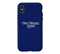 No Woke Zone Activiste Vote électeurs Élection Non réveillée Coque pour iPhone X/XS