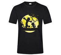 No Worries Calvin and Hobbes T Shirt Mens Fashion Casual 100% Cotton T Shirts for Men
