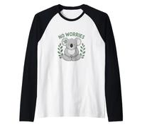No Worries Koala Australien Yoga - Souvenir Australien Australien Manche Raglan