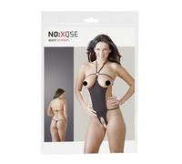 NO:XQSE - Body sensuel ouvert strass noir (S-L)