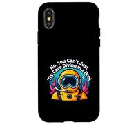 No You Can't Just Try Cave Diving in a Pool Diver Coque pour iPhone X/XS