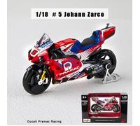 No5 Johann Zarco - Maisto 1:18 Nouvelle 2021 Ducati Lenovo Team Die Moto Gp Racing Casting Alliage Moto Modèl