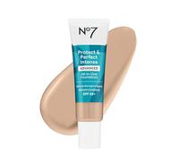 No7 Advanced Foundation All In One Protect & Perfect Calico Fond de teint anti-âge avec Fps 50 pour femme Crème de fond de teint liquide 28,3 g
