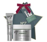 No7 Future Renew Duo : contient un sérum facial Future Renew (15 ml) et une crème de nuit Future Renew (50 ml) Technologie peptide pour inverser les signes visibles de la peau endommagée (lot de 2)