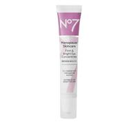 No7 Menopause Skincare Firm & Bright Eye Concentrate - Crème revitalisante pour les yeux pour les cernes, les rides et les poches sous les yeux - Rouleau rafraîchissant pour soulager la ménopause pour
