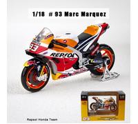 No93Marc Marquez - Maisto 1:18 Nouvelle Équipe De Course D'usine Yamaha 2022 Die Moto Gp Racing Casting Allia