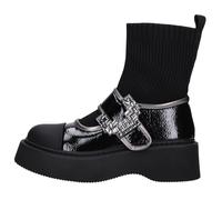 Noa Harmon - Bottes en cuir et tissu - Femme - Chaussures - Noir - Taille: 41 EU