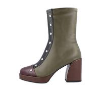 Noa Harmon - Bottines à Plateforme - Femme - Chaussures - Vert - Taille: 40 EU