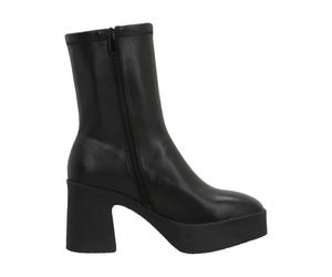 Noa Harmon - Bottines à talon avec semelle en caoutchouc - Femme - Chaussures - Noir - Taille: 39 EU