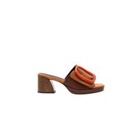 Noa Harmon - Mules à talons - Femme - Chaussures - Brun - Taille: 40 EU