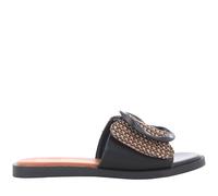 Noa Harmon P26f Pantoufles pour femmes 9661-67 GEA NOIR