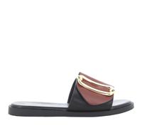 Noa Harmon P26f Pantoufles pour femmes 9979-67 RAISIN NOIR