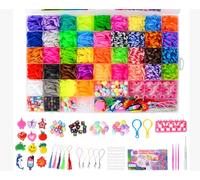 Noa Home Deco Elastique Bracelet Kit, 5100 Élastique pour Bracelets Enfant