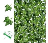 Noa Home Deco Lot de 12 guirlandes de Lierre Artificiel à Suspendre - 2,2 m - pour Cuisine, Mariage, Balcon, Jardin, fête, Bureau, décoration Murale