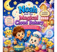 Noah and the Magical Cloud Bakery: A Bedtime Adventure Story & Coloruing Book for Kids Filled with Magical Stars, Dreamy Bakeries, Cookie Cats, and Cozy Fantasy Fun