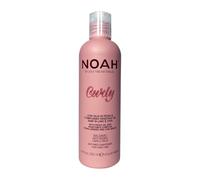 NOAH Après-shampoing anti-frisottis pour cheveux bouclés 250 ml - Sans silicone avec huile de Pequi et protéines de blé hydrolysées pour des boucles définies et douces | Formule nourrissante et légère