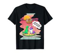Noah Ark Chrétien Bibble Pun Dernière Licorne Dinosaure Jésus T-Shirt