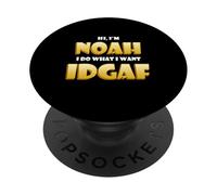 Noah Costume IDGAF Funny Meme Halloween Costume for Noahs PopSockets PopGrip Adhésif