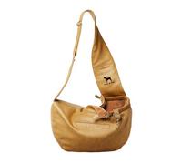 Noah & Paw Sac de Transport pour Chien 3-10 LB, Sling pour Petits Chiens et Chats, Sangle réglable rembourrée, Cuir synthétique doublé de Fourrure, sécurité 3X, Lavable en Machine